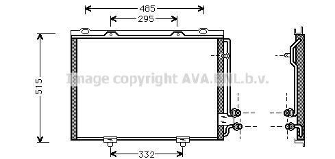 AVA QUALITY COOLING Kondensaator,kliimaseade MS5232